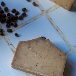 Coffee Bar Soap - Exfoliating, Organic & Homemade