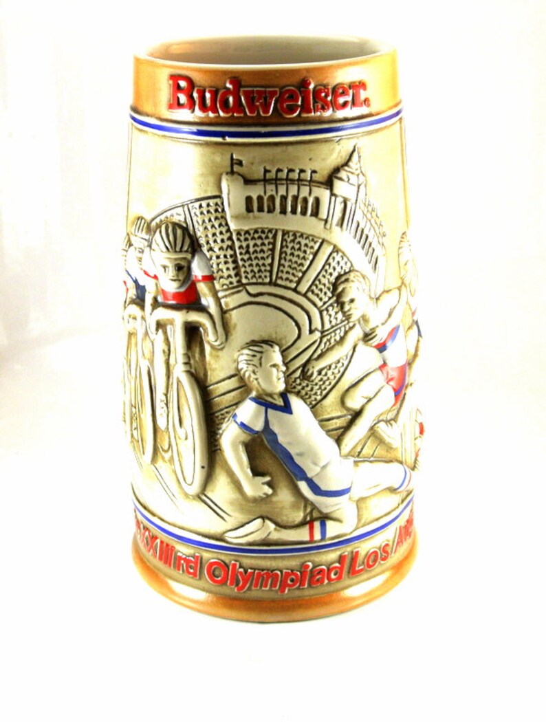 1984 olympic budweiser beer stein