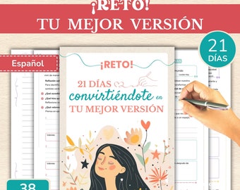 Best Challenge Printable Version Spanish | Ideal Self | Activities | Psychology Exercises | 21-Day Challenge | Personal Development | Self-Esteem
