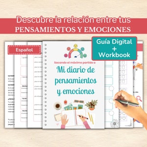 Diario Emocional Digital e Imprimible | Herramienta de Organización Mental, Terapia y Consciencia Emocional en Español | Planificador