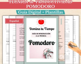 Pomodoro Planner (Spanish) | Beat Procrastination | Printable | Master Your Time | Organizer | Downloadable PDF | Productivity