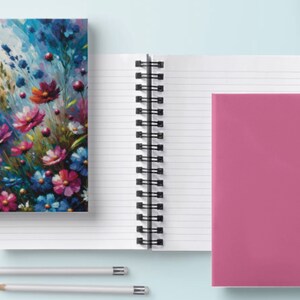 7x9.25 Printable Planner Cover Abstract Wildflowers Happy Planner ...