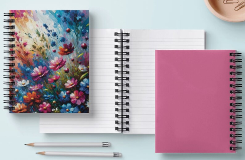 7x9.25 Printable Planner Cover Abstract Wildflowers Happy Planner ...