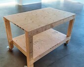 Garage Workbench, Simple Work Table Plans, Wooden Work Bench Plans, Garage Table Plans, Basement Workbench, Craft Table, PDF Download