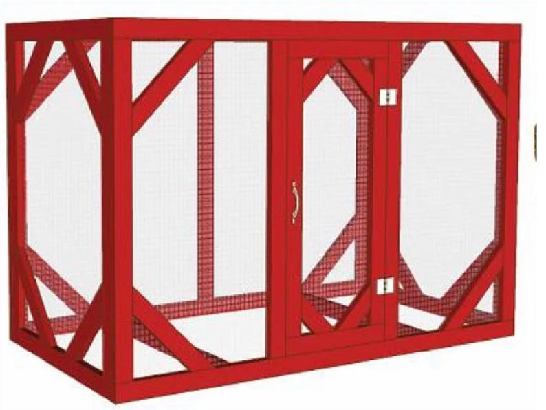 Design Build Run Shape Chicken Coop Run DIY Build Plans, Easy Backyard Coop Plan 4x8 , PDF ...