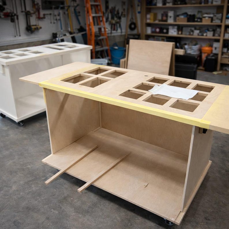 DIY Collapsible Charcuterie Cart Plans: Mobile Bar Cart PDF Download image 5