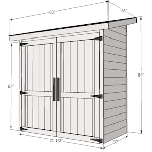 Shed Size Guide.pdf Garden Shed Build Plans, Farmhouse Shed Plans, Lean on Shed, Simple ...