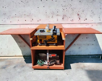 Miter Saw Table Plans, SImple Garage Workbench Plans, Miter Saw Stand Plans, PDF Document, Woodworking Plans. Miter Saw Station Plans
