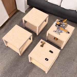 Miter Station Plans, Mobile Workbench, Dewalt Workbench Plans, DIY Garage Workbench, Table Saw Bench, Miter Saw Station, Woodworking Plans