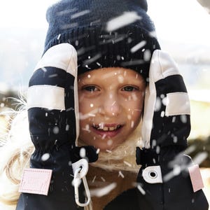 Chopper Mill Mountain Mittens with Personalized Velcro Name Patch