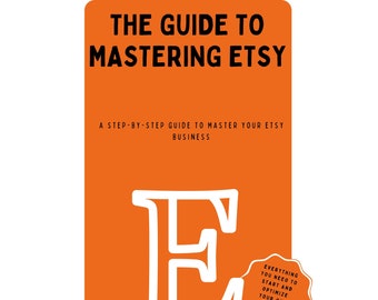 Passive Income in 2024, Mastering Etsy Guide, to Create and Sell on Etsy, Digital Products List Ideas, Instant Download, E-book, Shop kit.