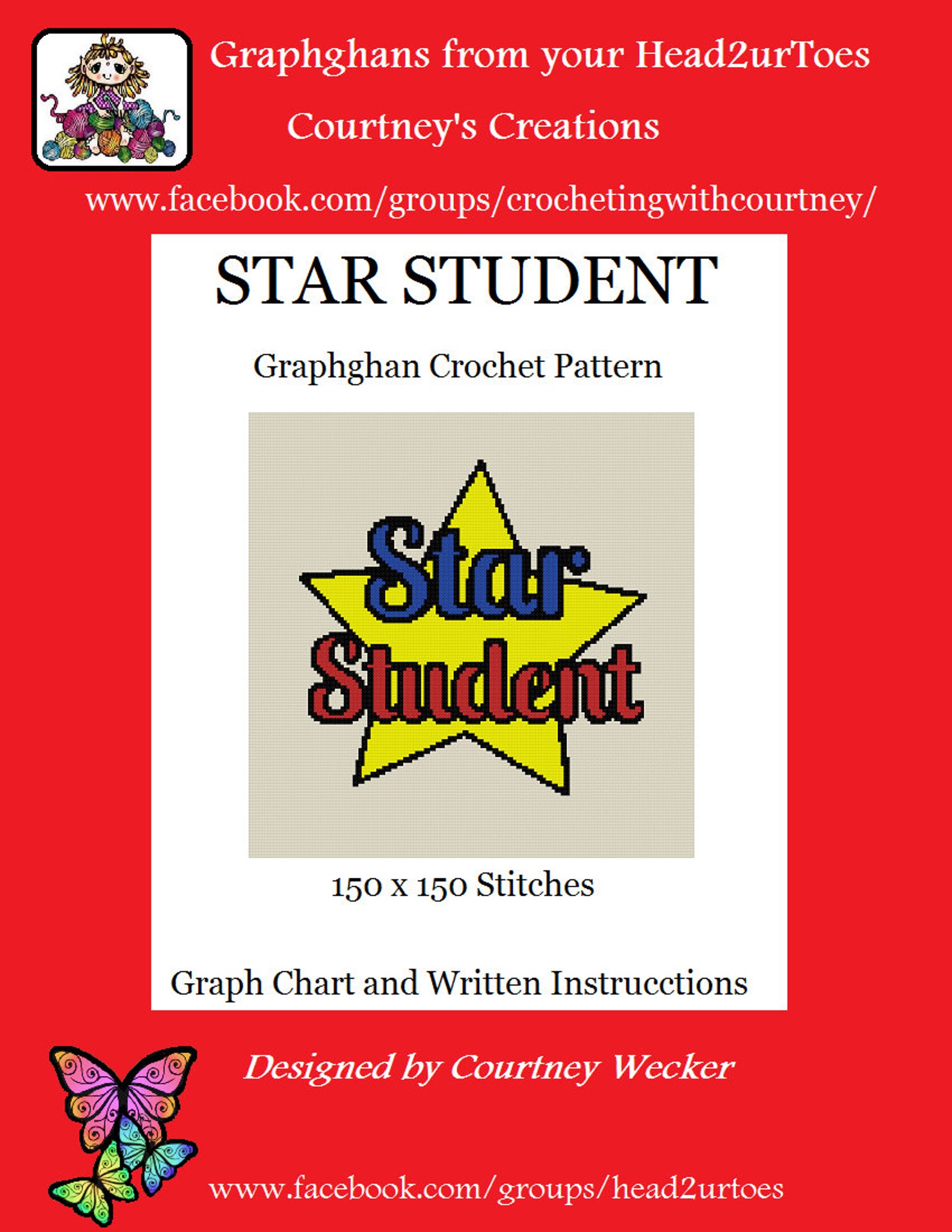 Star Student - Graphghan Crochet Pattern - Etsy