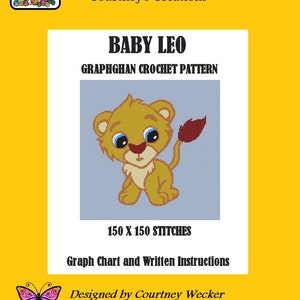 Baby Leo - Graphghan Häkelanleitung