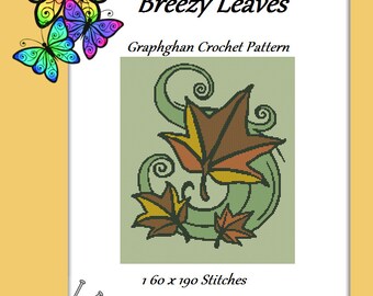 Breezy Leaves - Graph Chart and Written Instructions