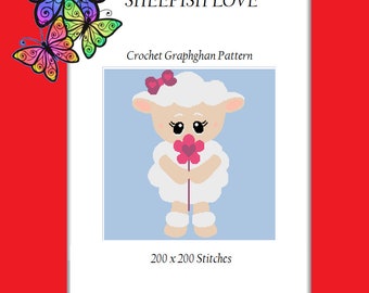 Sheepish Love - Crochet Graphghan Pattern