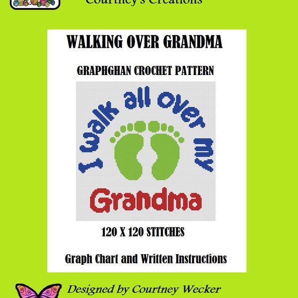 Marcher sur grand-mère - Graphghan Crochet Pattern