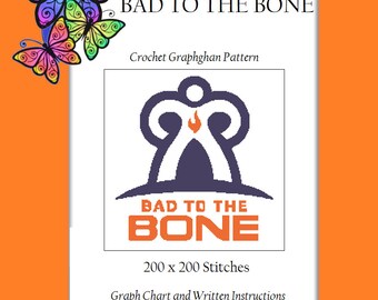 Bad to the Bone - Crochet Graphghan Pattern