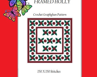 Framed Holly - Crochet Graphghan Pattern