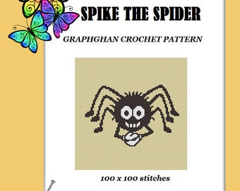 Spike the Spider - Graphghan Crochet Pattern