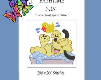 Bathtime Fun - Crochet Graphghan Pattern
