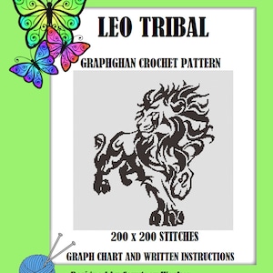 Leo Tribal - Graph Chart and Written Instructions