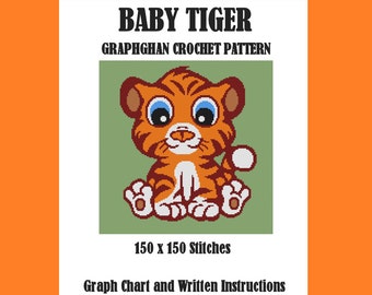 Baby Tiger - Graphghan Crochet Pattern