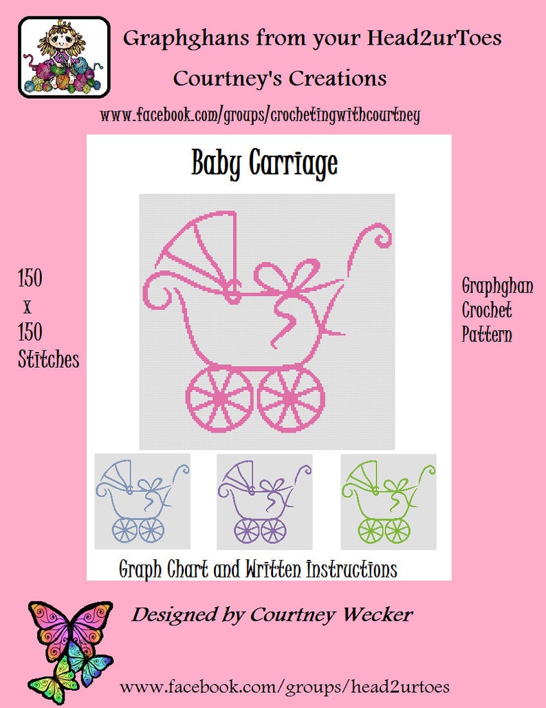 Baby Carriage - Graphghan Crochet Pattern - Etsy