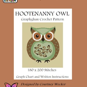 Hootenanny Owl - Graphghan Crochet Pattern