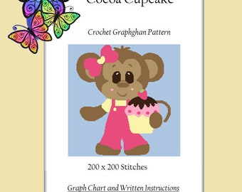 Cocoa Cupcake - Crochet Graphghan Pattern