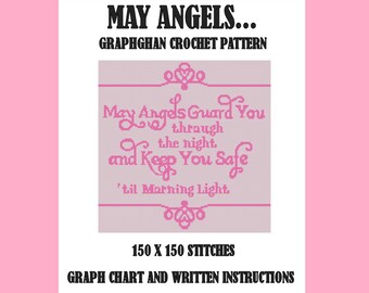 Majänglar - Virkmönster för grafisk design