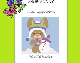 Snow Bunny - Crochet Graphghan Pattern