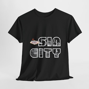 Sin City Las Vegas Graphic Tee, Unisex T-Shirt, Travel Shirt, Vegas Souvenir, Vegas Apparel