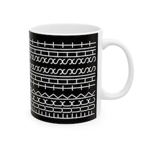 Secret Inscription Ceramic Mug, Coffee Cup, Tea Mug, Hidden Message Drinkware, Gift for Coffee Lovers, Custom Text Mug