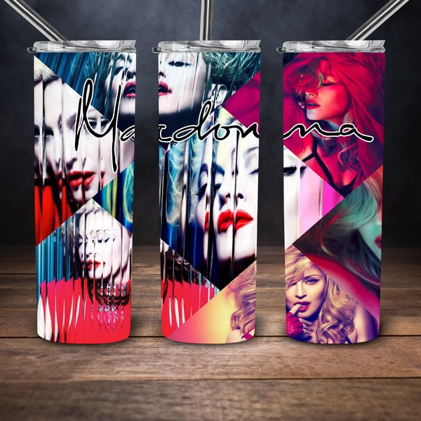 The Celebration Tour Skinny Tumbler 20oz PNG Digital File Download Madonna File Digital