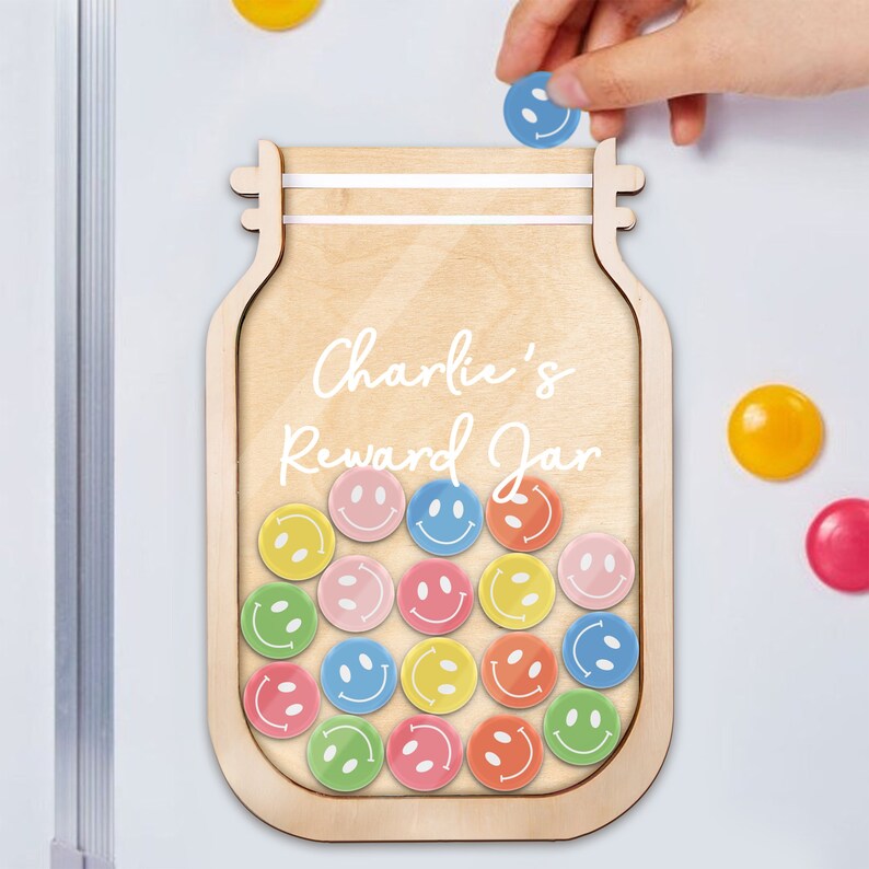 Personalized Reward Jar for Kids, Star Jar, Classroom Reward Jar, Good ...