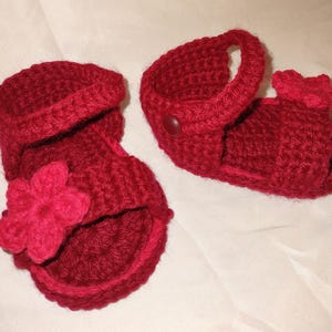 Crochet Baby Sandals #2
