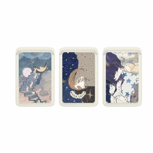 Portafoglio magnetico a forma di coniglio Moon Rabbit, compatibile con iPhone 15, iPhone 14, iPhone 13 SE Pro Max Plus