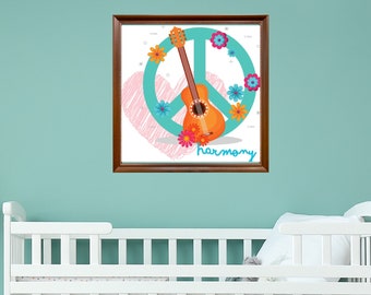 Immagine artistica da parete Harmony Hippe (18x18)