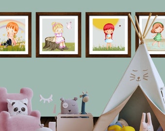 Arte murale per bambine