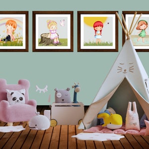 Little Girl&#39;s Wall Art