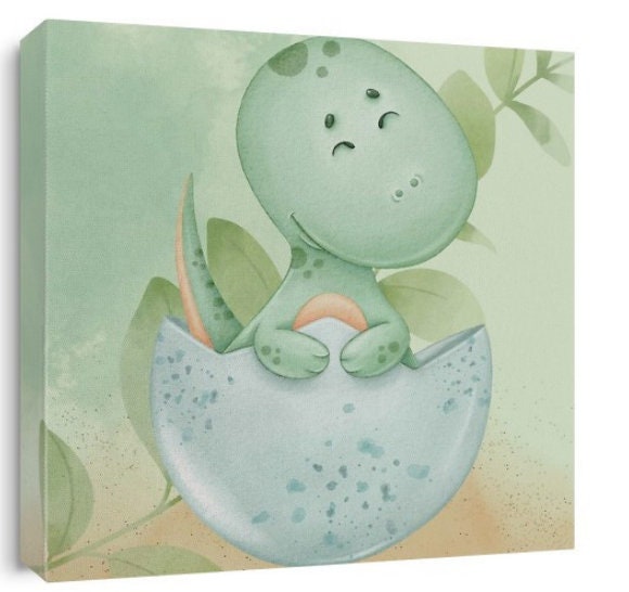 Dinosaur Wall Art Prints Dinosaur Baby Nursery Decor Set of 8 ...