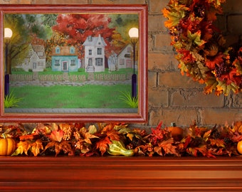 Arte murale stampabile autunnale (20x16)