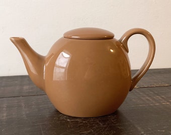 Retro Designpac teapot, chocolate brown, individual tea pot