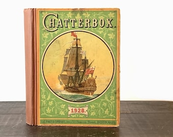 1928 Chatterbox hardcover book, illustrated