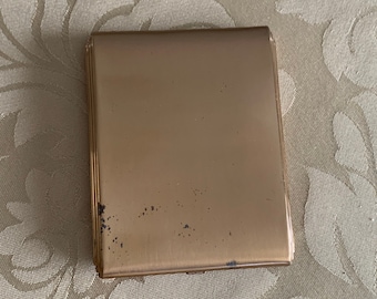 Superb USA goldtone cigarette case or wallet