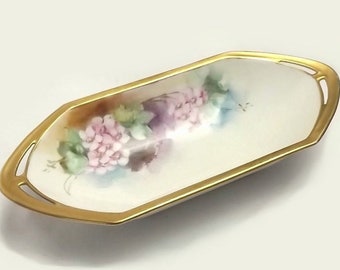 MZ Austria oval relish tray, Moritz Zdekauer