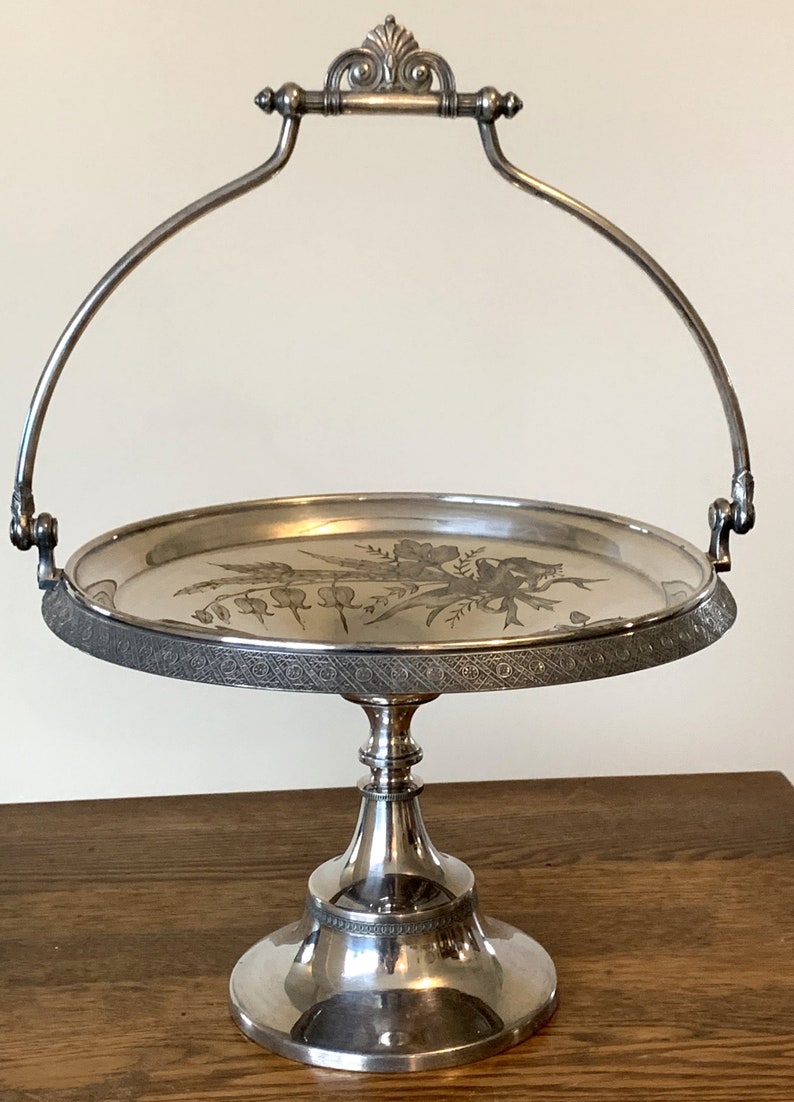 Reed & Barton Silver Plate Bride's Basket Antique Etsy