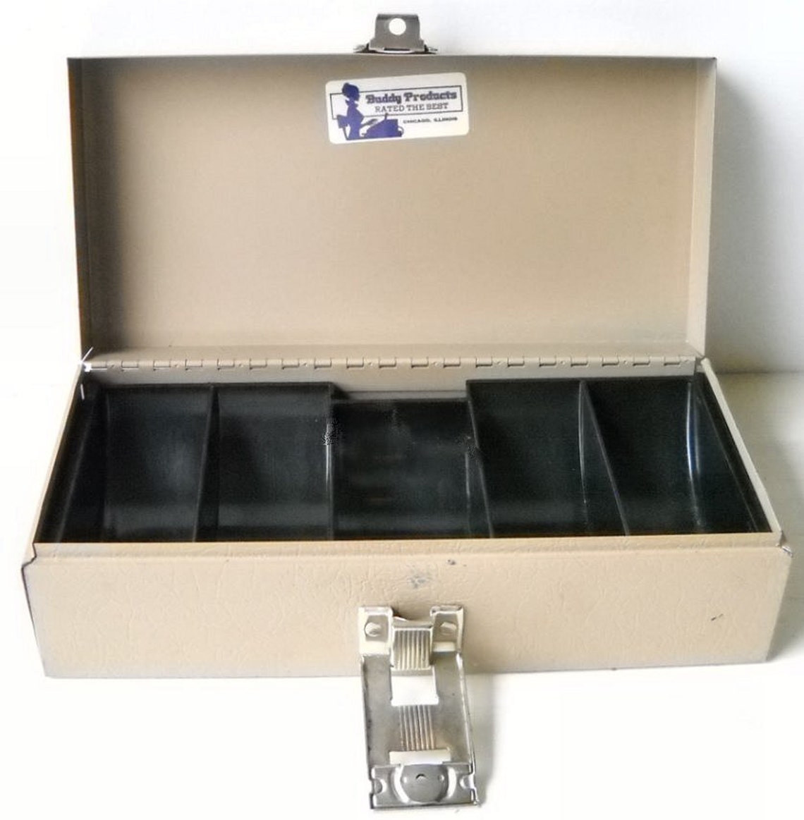 Buddy Products Cash Box Vintage Metal Cash Box Industrial Etsy