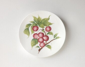 Lefton China plate red berries