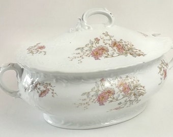 Austrian soup tureen, Rollstara porcelain